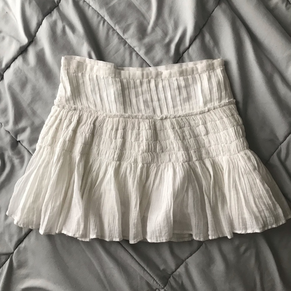 LoveShackFancy White Skirt